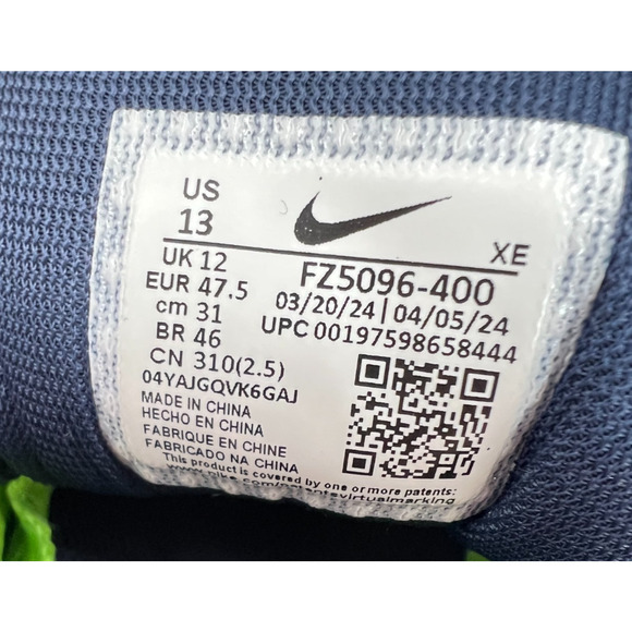 Nike Air Zoom Pegasus 41 Seattle Seahawks FZ5096 400 Men's Size 13 New - Picture 13 of 16